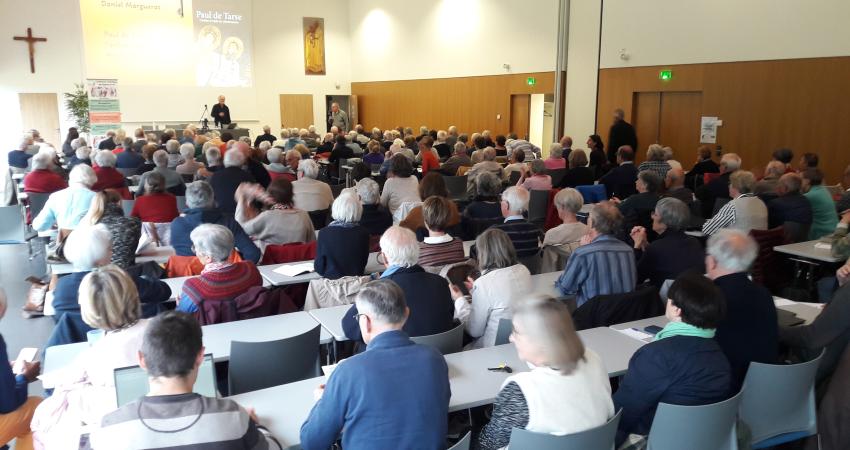Salle pleine pour Daniel Marguerat